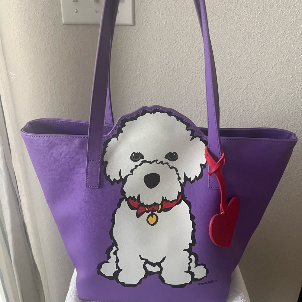 Marc Tetro Bichon Frise tote